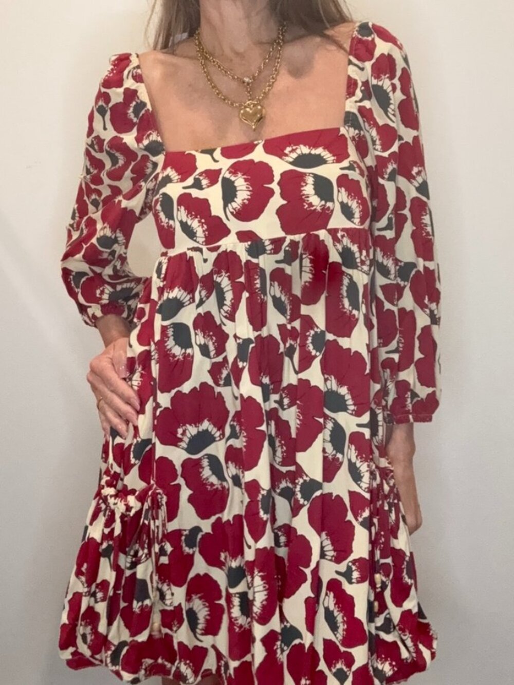 Khush Auguri Dress Fiore Cherry